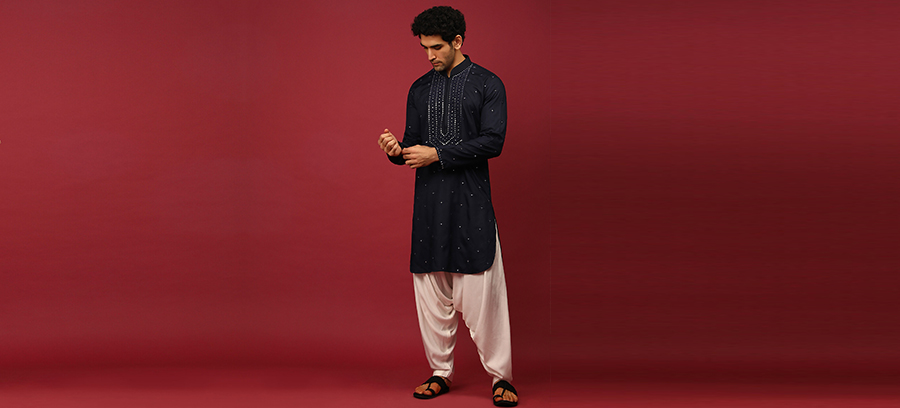 Pathani best sale kurta stylish