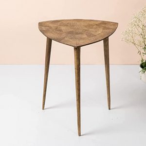 The Nestroots Side Table for Living Room Furniture makes for a excellent corner table for living room