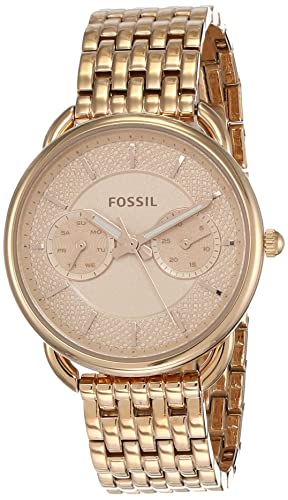 Elegance personified, the Tailor Analog watch is one of the latest fossil watches for ladies.