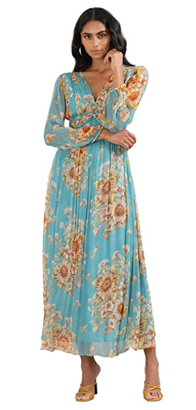 Amazon ladies dress offer on Ritu Kumar’s floral dress