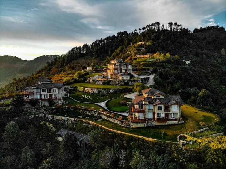 Mussoorie, one of the holiday places near Delhi.