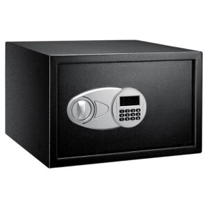 AmazonBasics Security Safe, with its sturdy nature, is one of the best safety lockers for home.